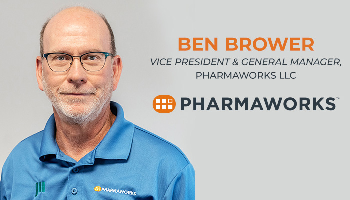 Ben Brower, VP & GM, Pharmaworks, a ProMach Product Brand 